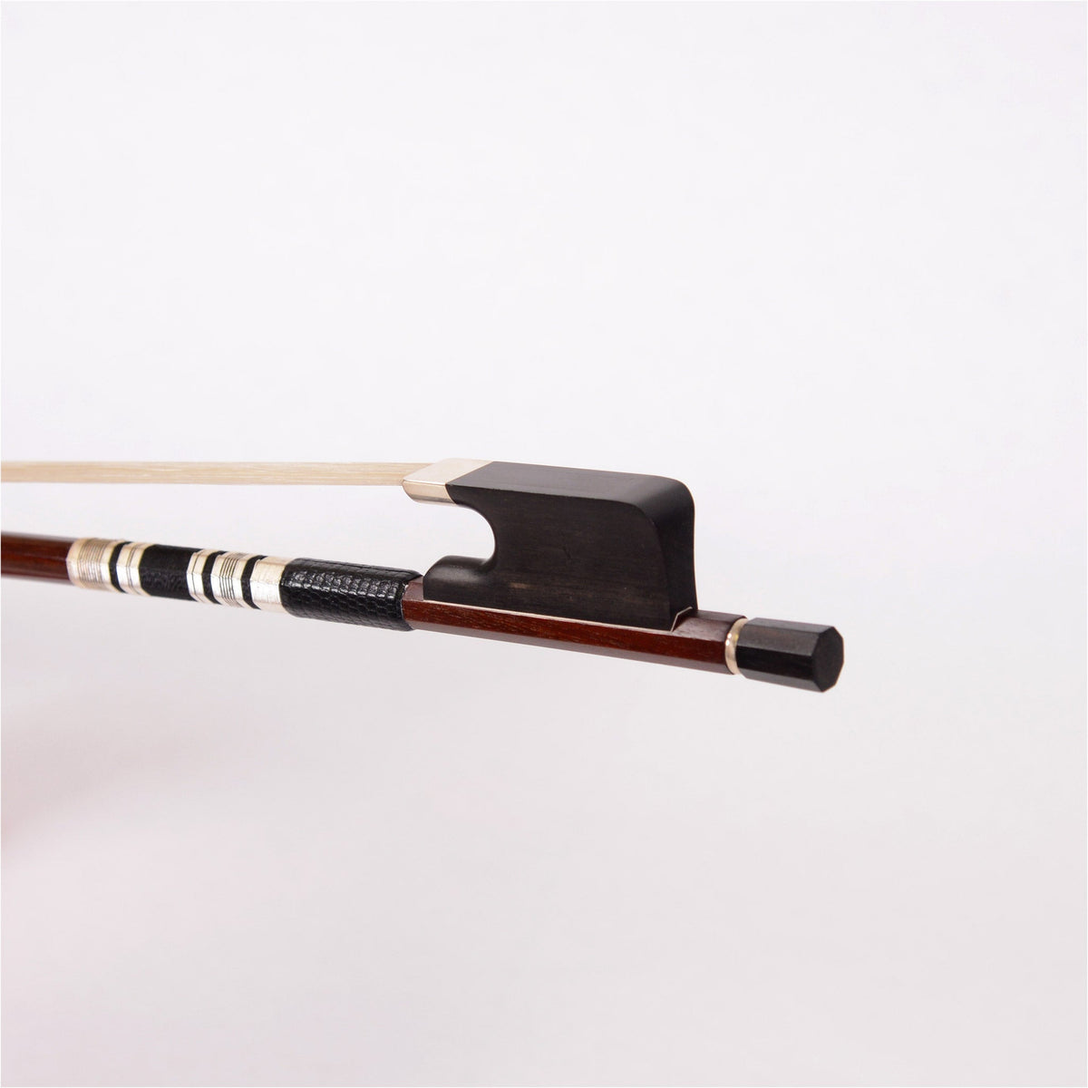 Siqueira Silver Noir Pernambuco Cello Bow