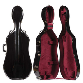 Bobelock 2000 XL Fiberglass Suspension Cello Case with Wheels