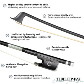 Fiddlerman Carbon Fiber Cello Bow