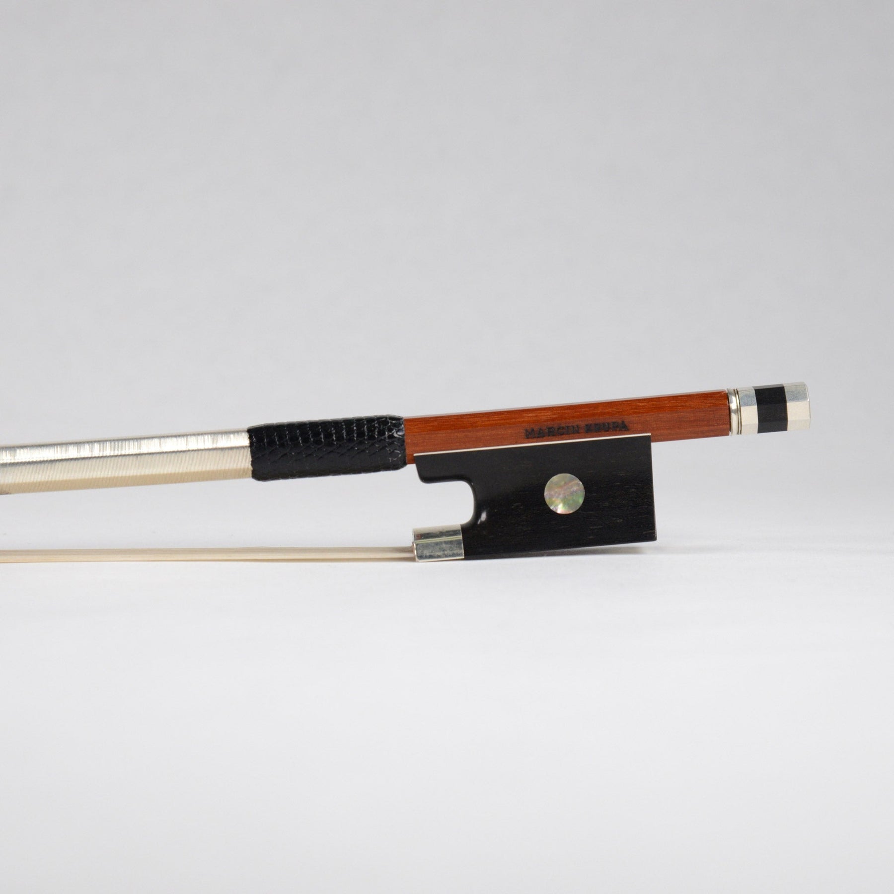 Marcin Krupa Fine Silver Mounted Pernambuco Violin Bow