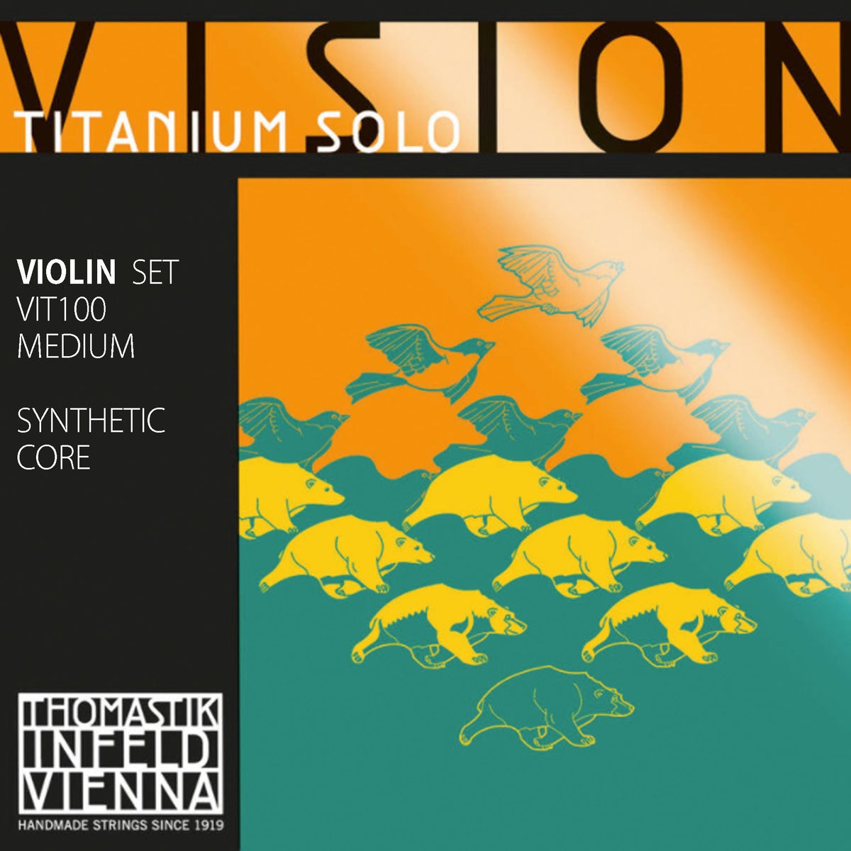 Thomastik Vision Titanium Solo Violin String Set