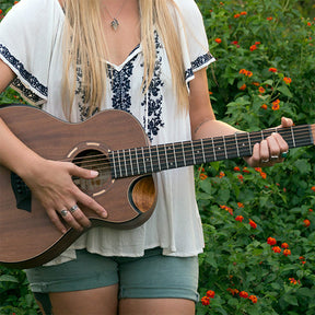 Washburn Comfort G-55 Koa Mini Acoustic Guitar