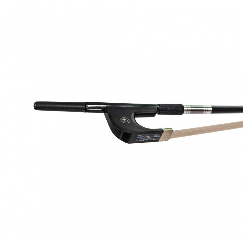 Fiddlerman Carbon Weave Fiber German Style Double Bass Bow