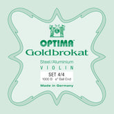 Optima Goldbrokat Violin String Set