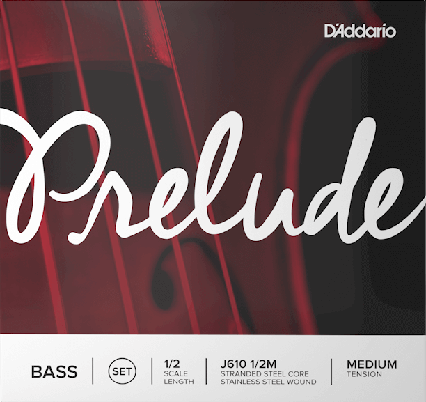 D'Addario Prelude Bass String Set, Medium Tension